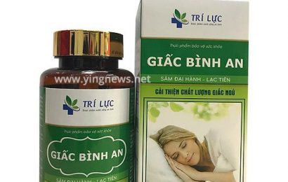 Giấc Bình An – Thực phẩm bảo vệ sức khỏe giúp cải thiện giấc ngủ