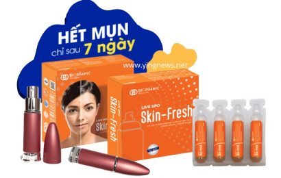 Xịt lợi khuẩn Skin Fresh | Hết mụn chỉ sau 7 ngày